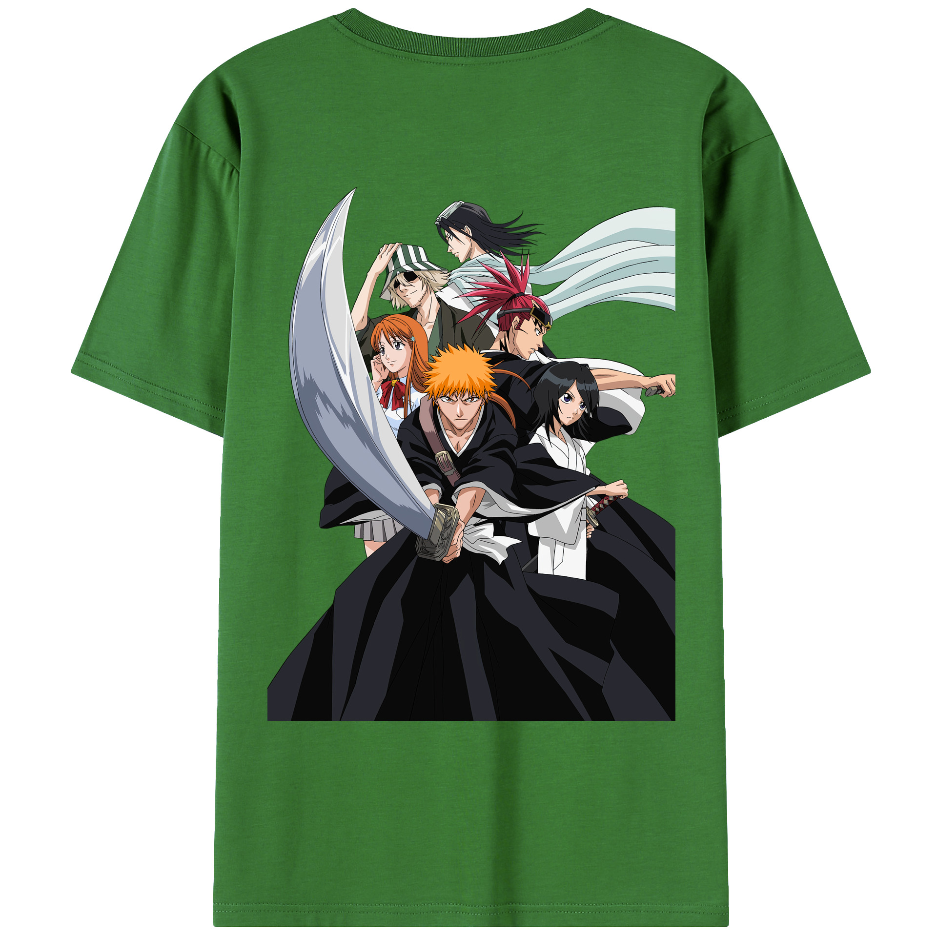 （画像用） ブリーチ 黒崎一護（くろさき いちご）BLEACH Kurosaki Ichigo レディース半袖Tシャツ(バックプリント)